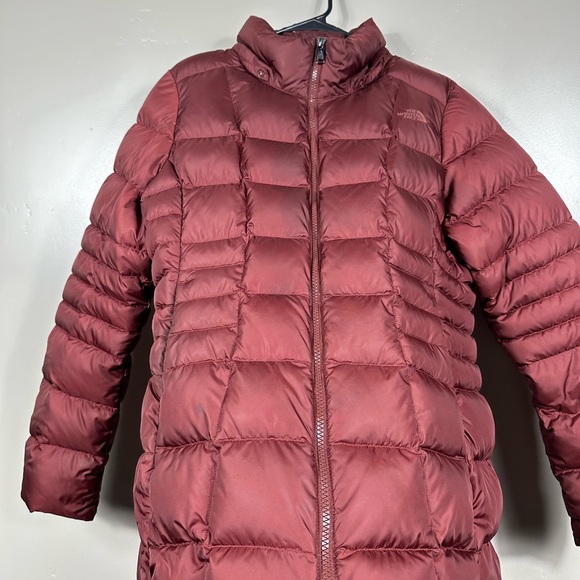 The North Face Women’s Transit Jacket Down Puffer II in Maroon Red Size Large - Picture 4 of 9